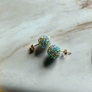 Disco balls multicolor Sterling silver 925